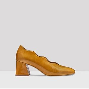 Miista Eularia Indian Yellow Leather Heels